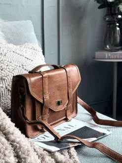VIAMAJA Computertasker|Cross Body<Taske Hallie – Cognac