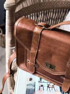 VIAMAJA Computertasker|Cross Body<Taske Hallie – Cognac