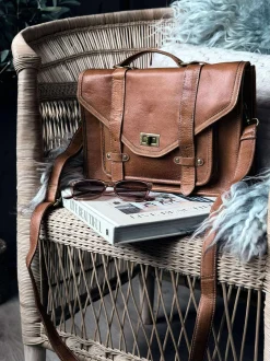 VIAMAJA Computertasker|Cross Body<Taske Hallie – Cognac