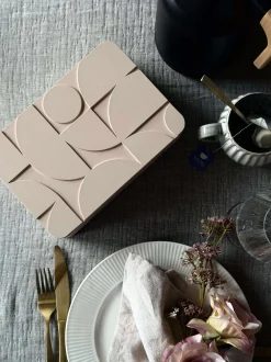 VIAMAJA Kaffe Og Te Tilbehør|Køkken Opbevaring<TEA kasse - Creme eller Rosa