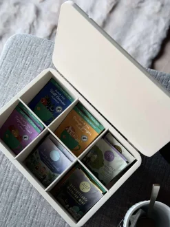 VIAMAJA Kaffe Og Te Tilbehør|Køkken Opbevaring<TEA kasse - Creme eller Rosa