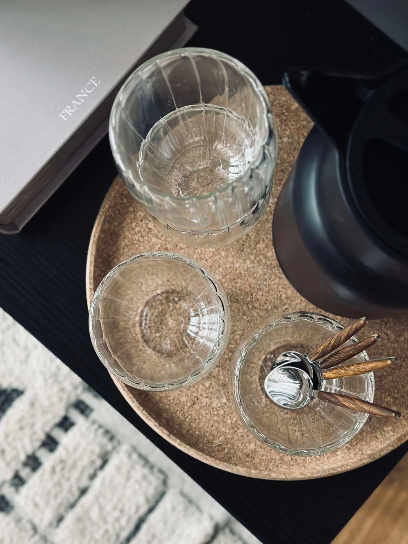 VIAMAJA Krus, Kopper Og Glas<Termoglas med riller - 4stk