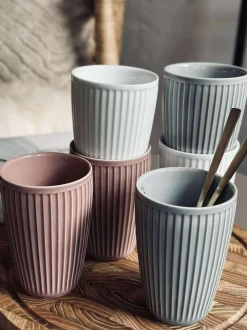 VIAMAJA Krus, Kopper Og Glas|Porcelæn Og Stentøj<Termokrus Plissé - Sæt med 2 stk - Arctic Ice