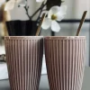 VIAMAJA Krus, Kopper Og Glas|Porcelæn Og Stentøj<Termokrus Plissé- Sæt med 2 stk - Woodrose