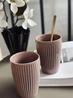 VIAMAJA Krus, Kopper Og Glas|Porcelæn Og Stentøj<Termokrus Plissé- Sæt med 2 stk - Woodrose