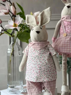 VIAMAJA Højtider|Påske<Tøjkanin med teleskop ben 58 cm - MIX