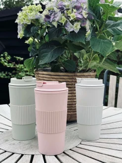 VIAMAJA Krus, Kopper Og Glas|Restparti<To-Go Kop 500 ml.- Beige