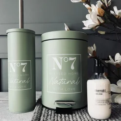 VIAMAJA Tilbehør Til Badeværelse<Toiletspand No.7 – Duset grøn