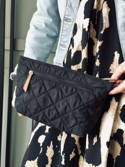 VIAMAJA Toilettasker<Toilettaske / clutch – Sort quilt