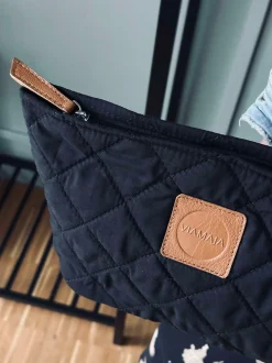 VIAMAJA Toilettasker<Toilettaske / clutch – Sort quilt