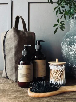 VIAMAJA Kanvas Tasker|Toilettasker<Toilettaske - Kanvas Brown