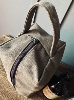 VIAMAJA Kanvas Tasker|Toilettasker<Toilettaske - Kanvas Brown
