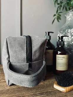 VIAMAJA Kanvas Tasker|Toilettasker<Toilettaske - Kanvas koks
