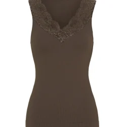 VIAMAJA Toppe|Toppe<Top Belen rib - Choko