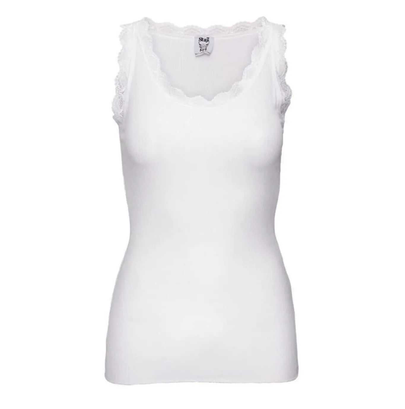 VIAMAJA Toppe|Toppe<Top med blonde – Daily white