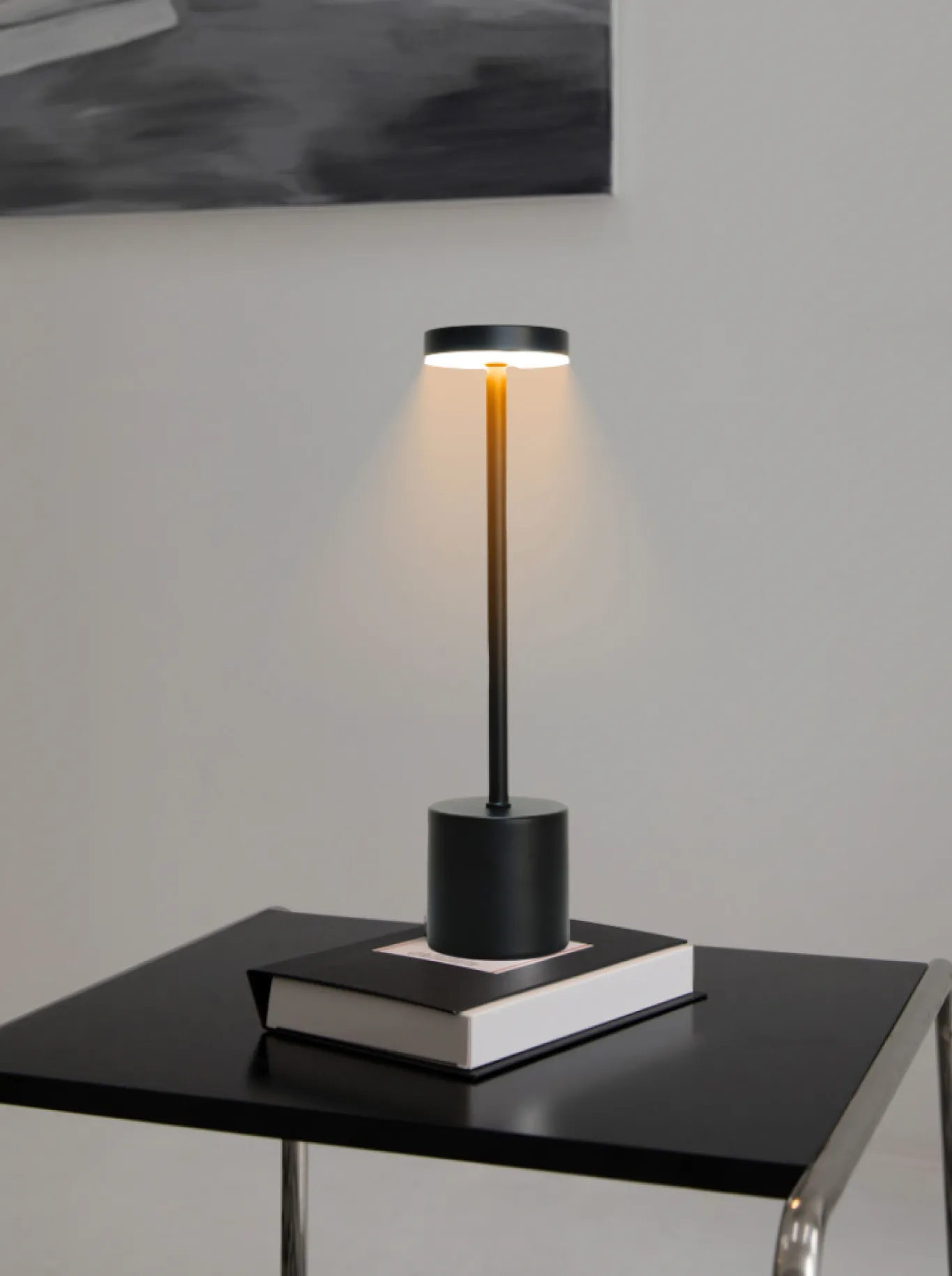 VIAMAJA Led Lamper|Restparti<Touch bordlampe i sort