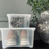 Børn VIAMAJA Garderobe Opbevaring|Børneværelse Opbevaring<Transparent kasse med låg - Small