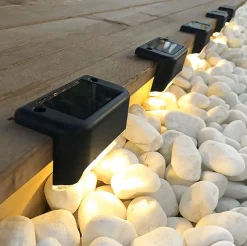 VIAMAJA Lys Og Led|Udendørs Led<Trappelys med solar - 4 stk.