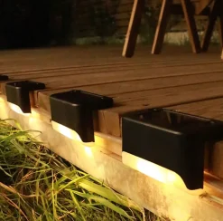 VIAMAJA Lys Og Led|Udendørs Led<Trappelys med solar - 4 stk.