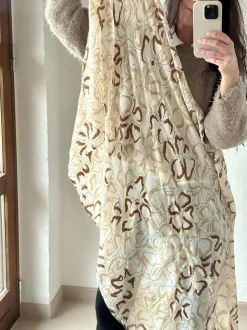 VIAMAJA Tørklæder<Tørklæde Medina - beige / gold