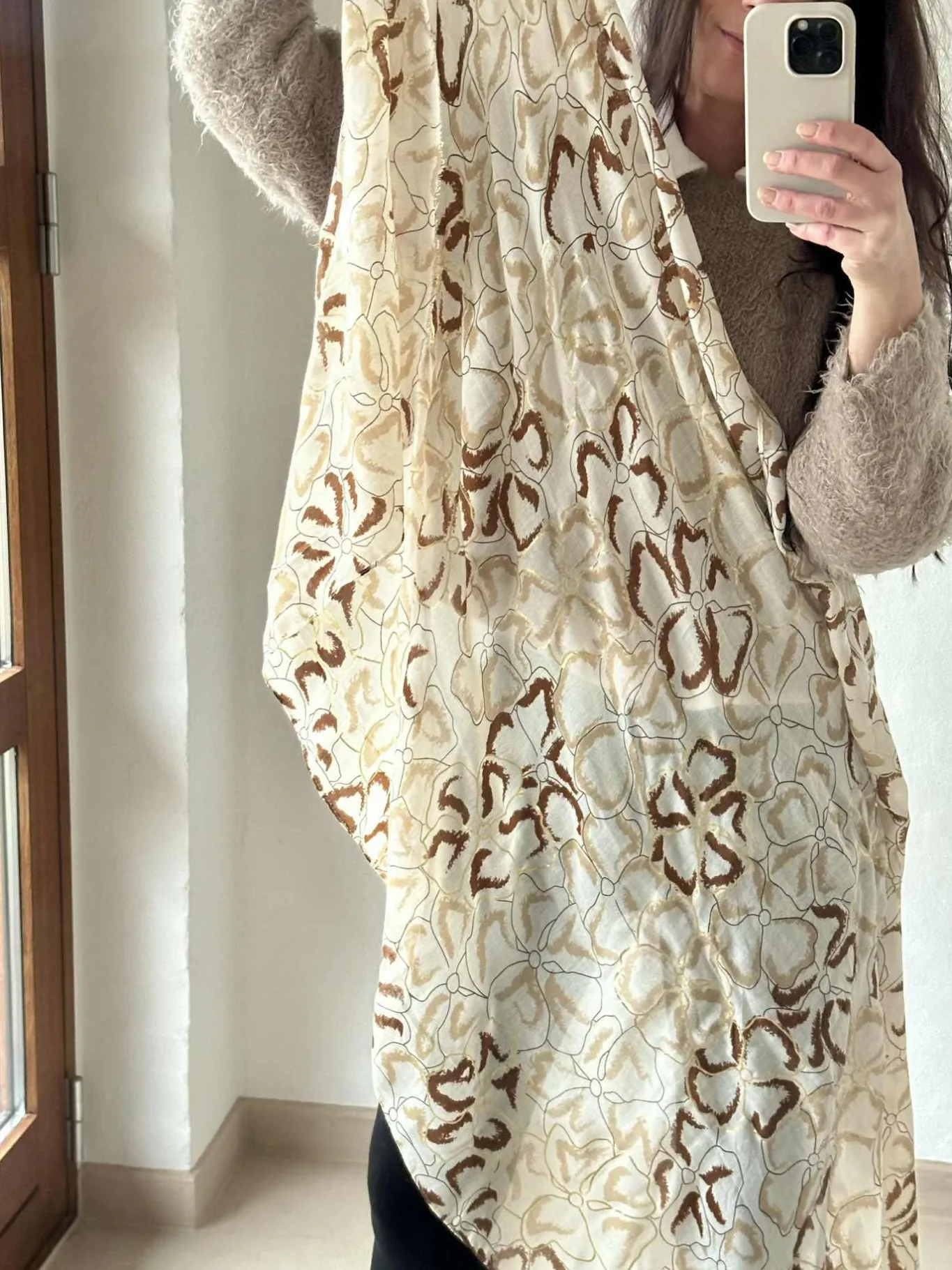 VIAMAJA Tørklæder<Tørklæde Medina - beige / gold
