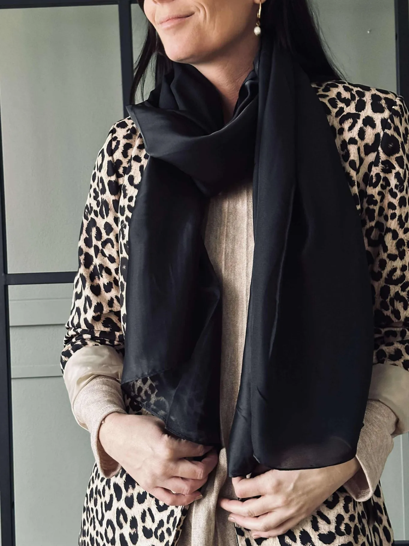VIAMAJA Tørklæder<Tørklæde Silky Black