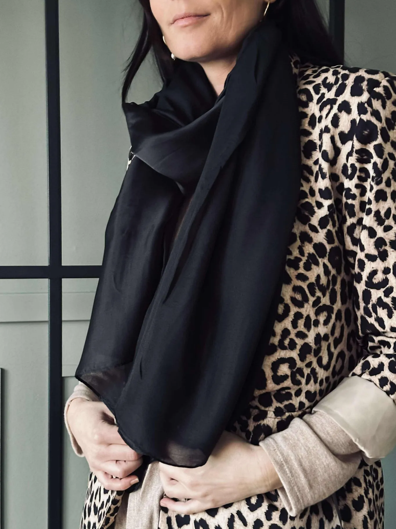 VIAMAJA Tørklæder<Tørklæde Silky Black