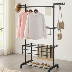 VIAMAJA Tilbehør Til Badeværelse|Vasketøjskurve<Tørrestativ med 3 Niveauer