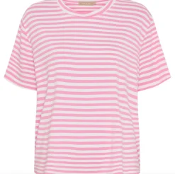 VIAMAJA T-Shirts<T-shirt Bubblegum strib