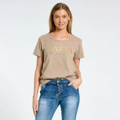 VIAMAJA T-Shirts<T-shirt Marta Sand