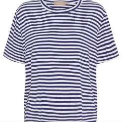 VIAMAJA T-Shirts<T-shirt Navy strib