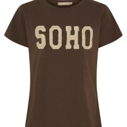 VIAMAJA T-Shirts<T-shirt SOHO - Moro / Beige