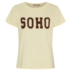 VIAMAJA T-Shirts<T-shirt SOHO - Yellow / Moro