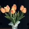 VIAMAJA Blomster|Påske<Tulipaner med lys - Lys rosa
