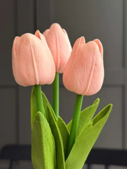 VIAMAJA Blomster|Påske<Tulipaner med lys - Rosa