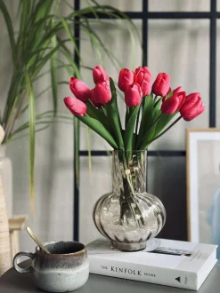VIAMAJA Blomster|Påske<Tulipaner Silke look– Flere farver