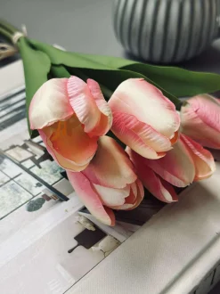 VIAMAJA Blomster|Påske<Tulipaner Silke look– Flere farver