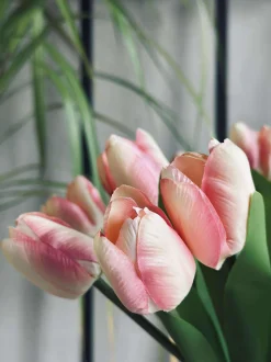VIAMAJA Blomster|Påske<Tulipaner Silke look– Flere farver