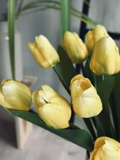 VIAMAJA Blomster|Påske<Tulipaner Silke look– Flere farver