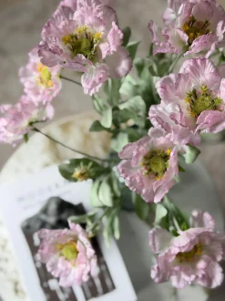 VIAMAJA Blomster<Valmue stilk 62 cm - Rosa