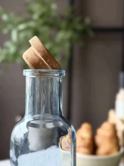 VIAMAJA Kander Og Karafler<Vandflaske med korkprop – Blue 1 ltr.