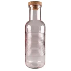 VIAMAJA Kander Og Karafler<Vandflaske med korkprop – Rosa 1 ltr.