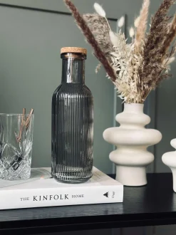VIAMAJA Kander Og Karafler<Vandflaske med korkprop – Stone 1 ltr.