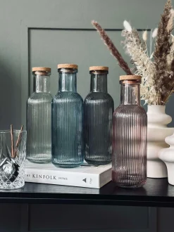 VIAMAJA Kander Og Karafler<Vandflaske med korkprop – Stone 1 ltr.