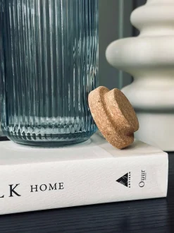 VIAMAJA Kander Og Karafler<Vandflaske med korkprop – Blue 1 ltr.