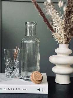 VIAMAJA Kander Og Karafler<Vandflaske med korkprop – Clear 1 ltr.