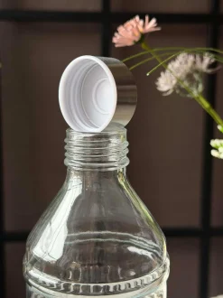 VIAMAJA Kander Og Karafler<Vandflaske med metallåg - 1000ml.