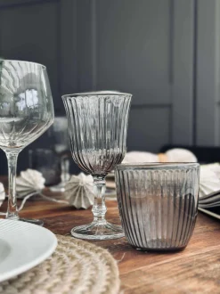 VIAMAJA Krus, Kopper Og Glas<Vandglas grey