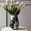 VIAMAJA Vaser<Vase - Flower print 20 cm