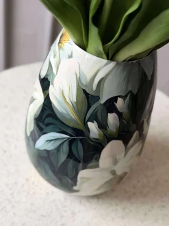 VIAMAJA Vaser<Vase - Flower print 20 cm